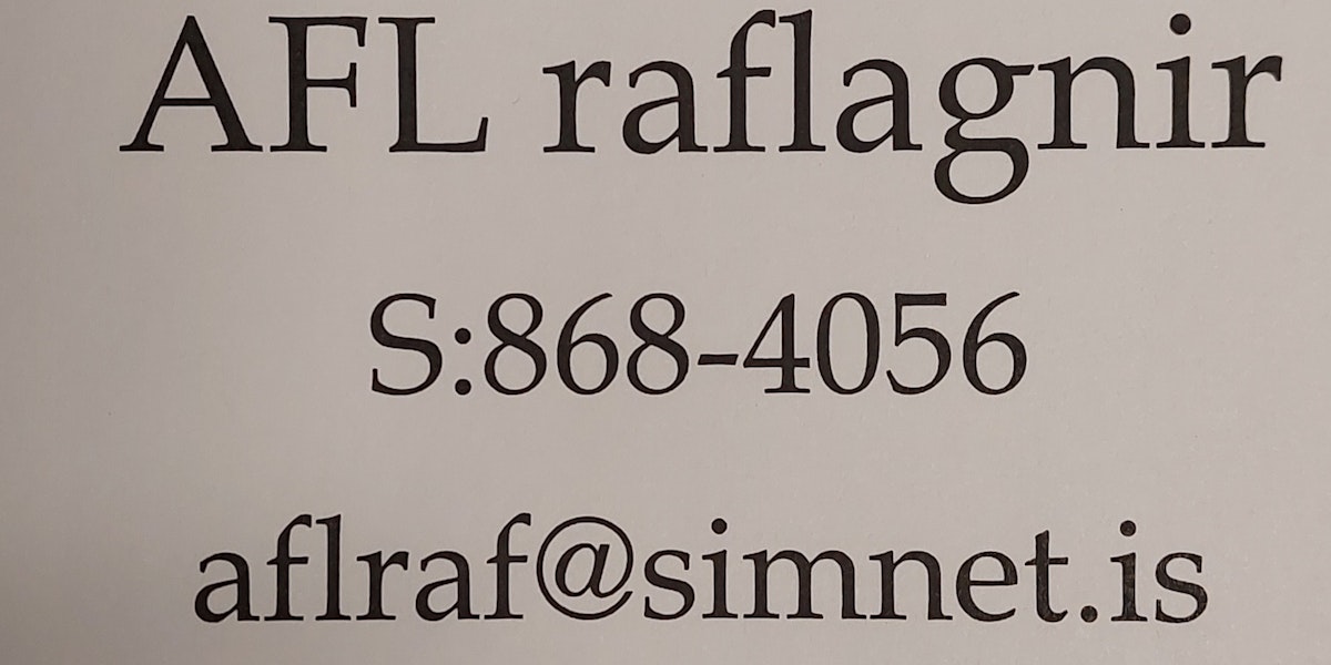 AFL raflagnir ehf.