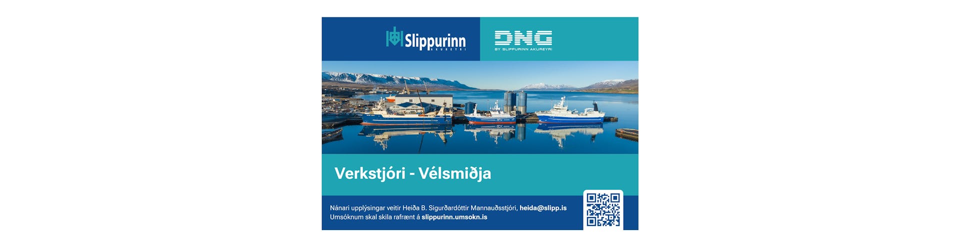 Verkstjóri vélsmiðju 