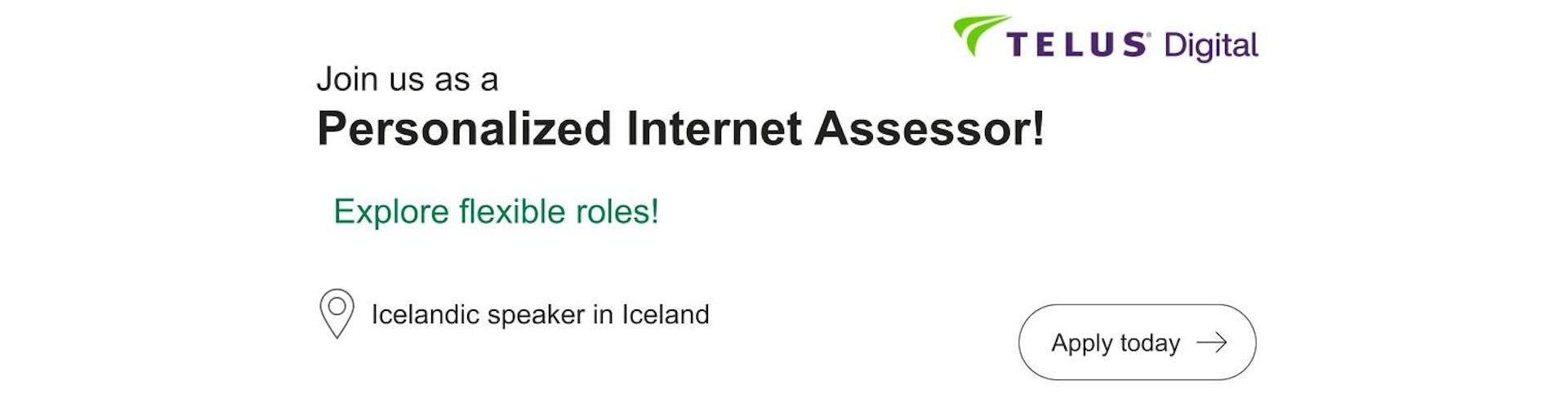 Personalized Internet Assessor - Icelandic (IS)