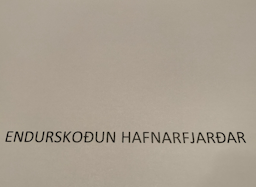 Endurskoðun Hafnarfjarðar