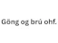 Göng og brú ohf. 